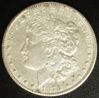 1878-S $1 Morgan Dollar 7TF 90% Silver, San Francisco AU/BU