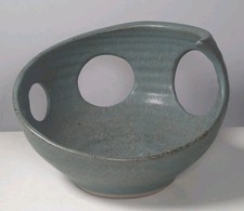 Mid Century Abstract Alan Ward Signed Studio Pottery Art Bowl