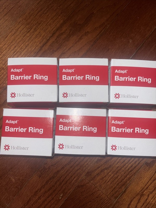 (60) 6 Boxes of 10 each Hollister Adapt Barrier Rings 7805 2" Exp 02/2031