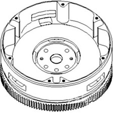 Ar92506 New Flywheel W/ Ring Center Fits John Deere Tractor 1030 1040 1130 1140