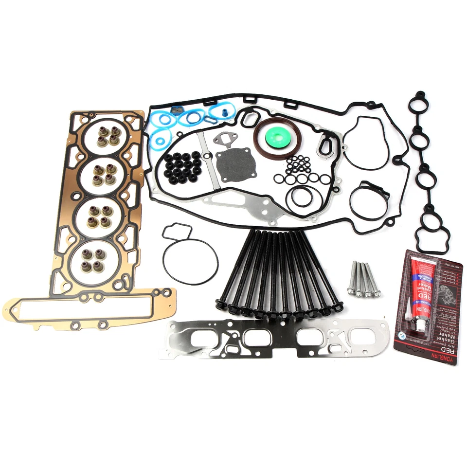 Kit de juntas de cabeza balancines elevadores de árbol de levas de 2,4 L para Chevrolet Equinox GMC Terrain Foto 3 de 4