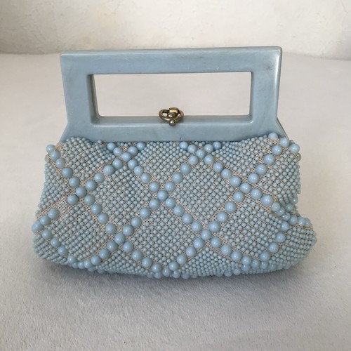 Vintage La Regale Pearl ‘Beaded’ Clutch Purse Japan
