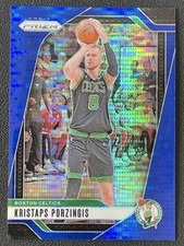 Kristaps Porzingis 2024-25 Panini Prizm Blue Pulsar Base /99 #114