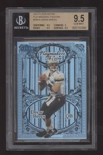 2012 Fleer Retro Tradition PLAYMAKERS THEATRE /100 Holo #16 Drew Brees! BGS 9.5