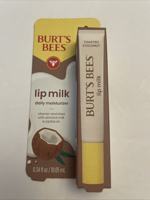 Burt s Bees Lip Milk, Daily Lip Moisturizer, Toasted Coconut, Vitamin Enriche