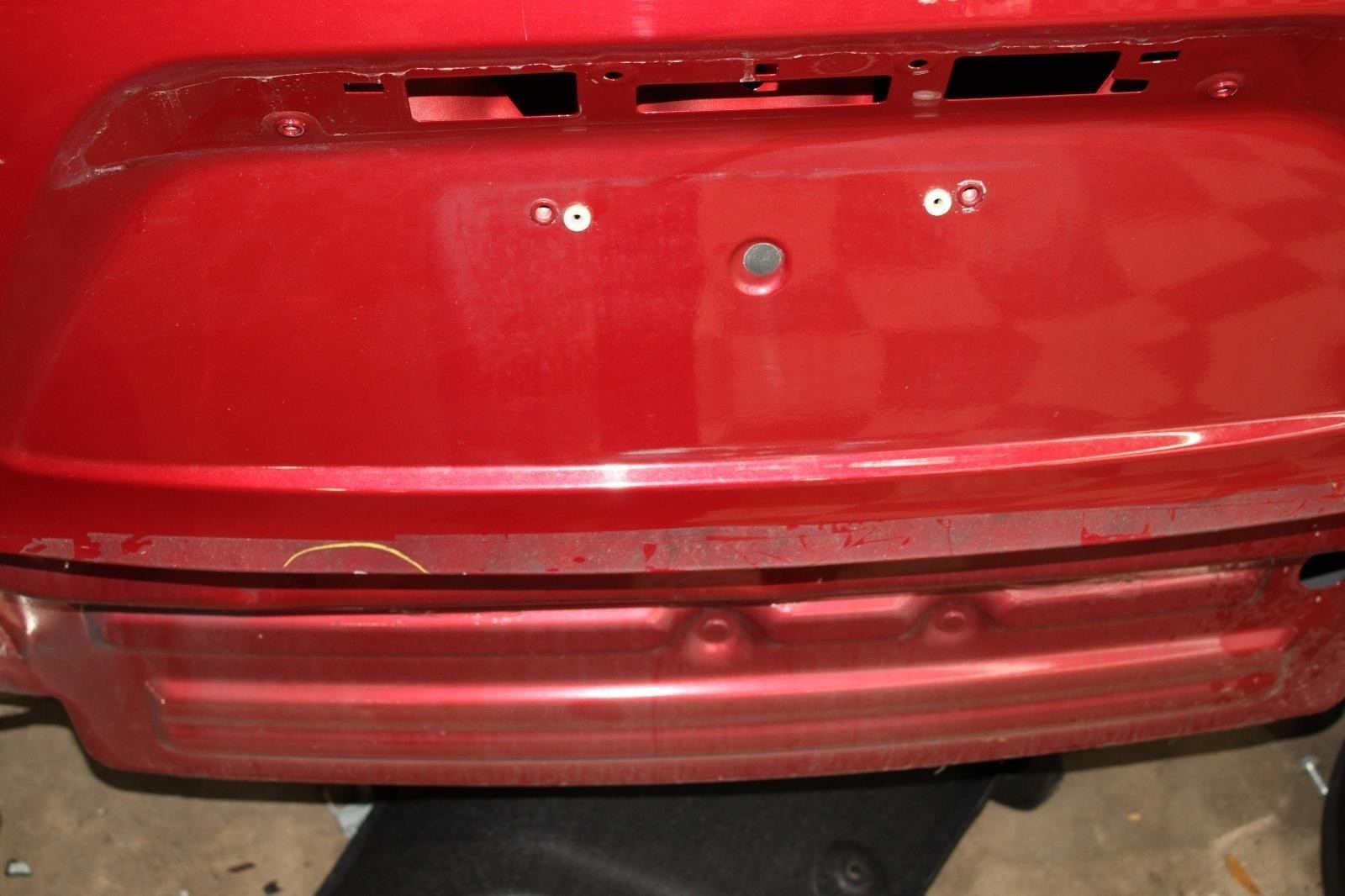 Maserati Ghibli 2014-2020 Rear Condenser compartment lid Red