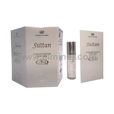 Box of 6 - Sultan Attar 6ml Rollon Bottle By Al-Rehab UAE 