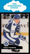 Gary Leeman 1991-92 Pro Set French #231 Toronto Maple Leafs Hockey Card