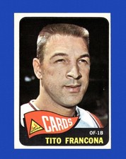 1965 Topps Set-Break #256 Tito Francona EX-EXMINT *GMCARDS*