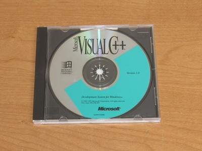 Microsoft Visual C++ Professional Edition v1.0 CD-ROM for Windows 3.1 - Vintage!