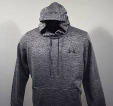 Under Armour Fleece Hoodie ColdGear Loose Performance Pullover Mens Size Small