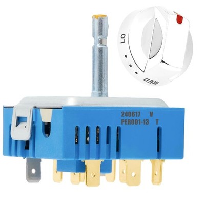 DG44-01007B&DG44-01007A Dual Burner Infinite Switch DG44-0100B Range w/ Knob