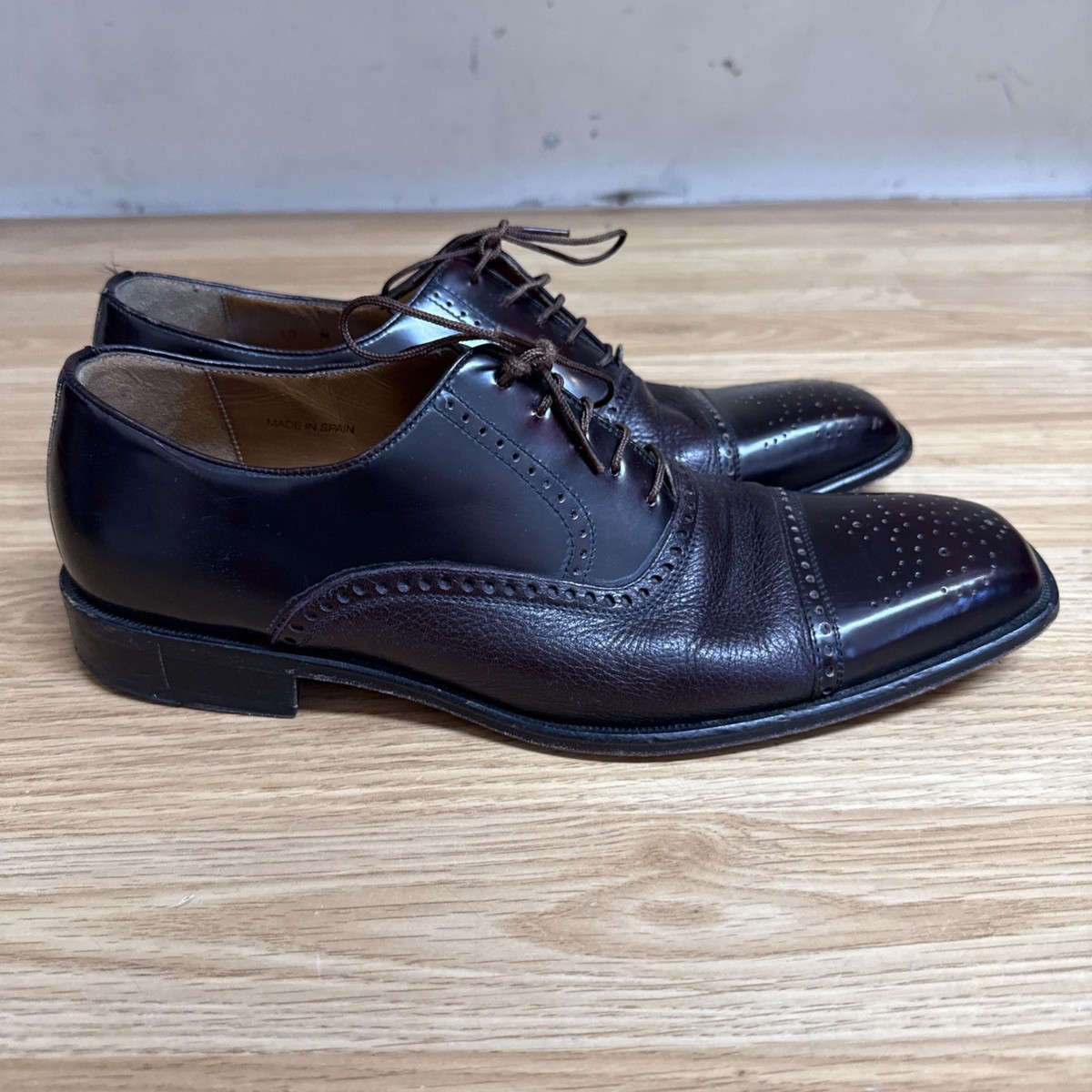Mezlan Men’s Oxford Shoes Mezlan Burnished Calfskin Lace-Up Oxford/20671 – MilanoMensWear main image 2
