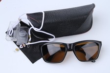 Vintage Vuarnet 006 Large Black Sunglasses PX2000 Mineral Light Brown