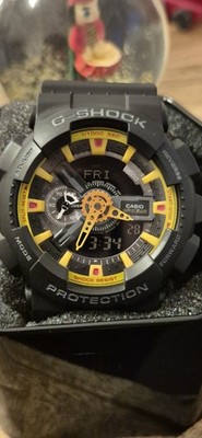 Casio G-Shock Classic GA-110-1A5ER Armbanduhr Herren Swarz-Gelb
