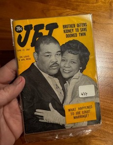 FREE SHIP! RARE Jet Magazine June 27, 1957 Joe Louis & Wife Rose
