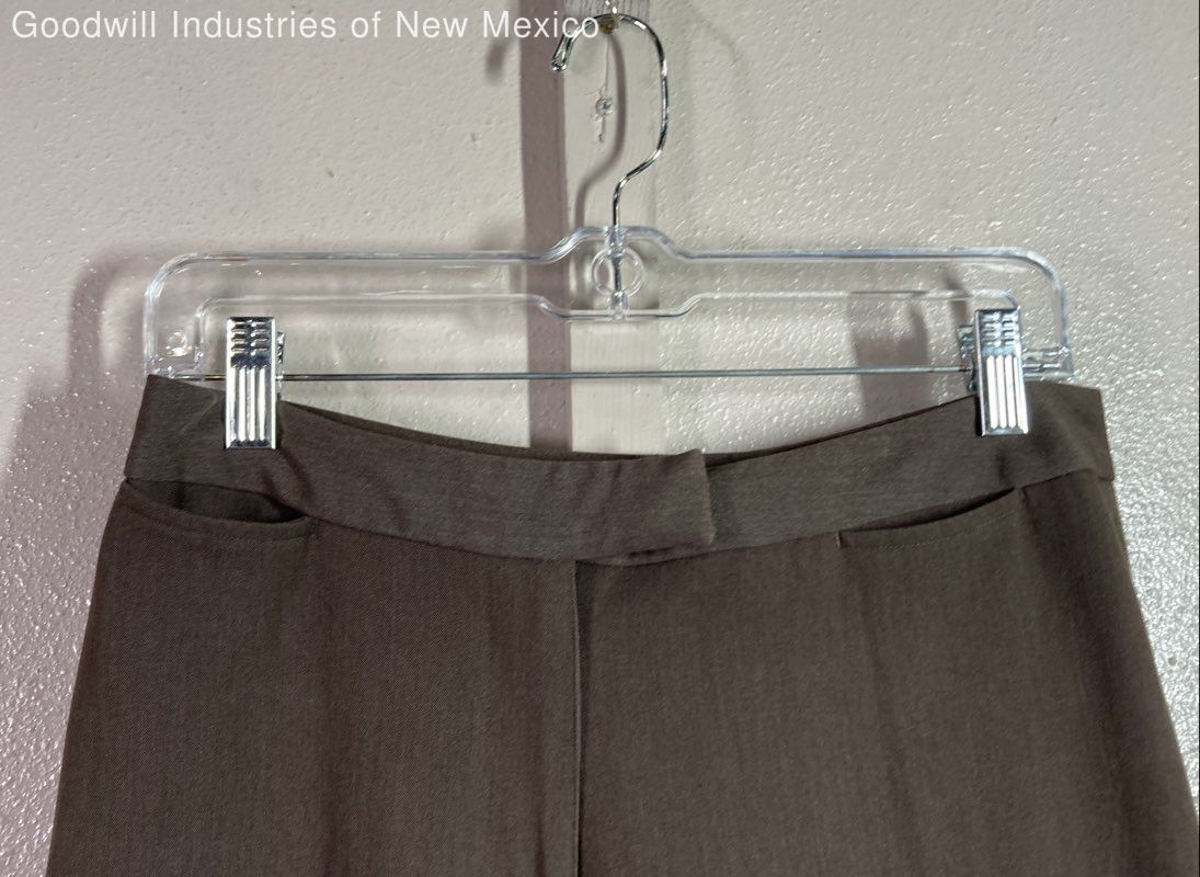 Pendleton Womens Brown Solid Classic Dress Pants … - image 4