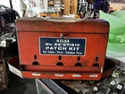 Vintage Atlas Portable Tire Patch Display Rack Sign Gas Station Service