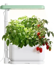 Hydroponics Growing System Kit with 3 Pods – Full Spectrum LED Grow Light, Ad...