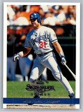 1997 Donruss Signature Series Baseball #7 Mike Piazza - VG - Los Angeles Dodgers