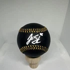 Justin Steele signed Autographed MLB Black Gold Baseball Chicago Cubs white ink