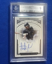 2019 NATIONAL TREASURES ROOKIE SIGNATURES FERNANDO TATIS JR  #/99 BGS 9 AUTO