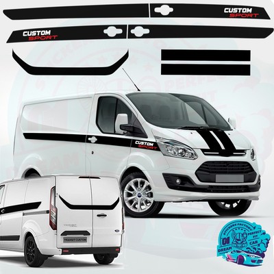 Vinyl Seitenstreifen Kit für Ford Transit Custom Van Camper Van Grafik SWB