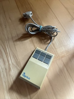 Genius Dyna GM-6000 Vintage Computer Serial Mouse 3 Tasten COM Port