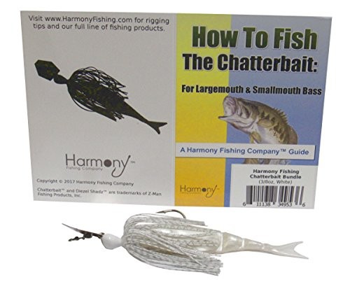  Chatterbait Kit - Z-Man 3/8oz Chatterbait + Z-Man Razor ShadZ + How to White - Image 4