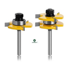 6mm 1/4  Schaft Nut & Zunge, Nut & Feder HM Oberfr&auml;se Fr&auml;ser 3-Z&auml;hne &Oslash;47 NL6,35