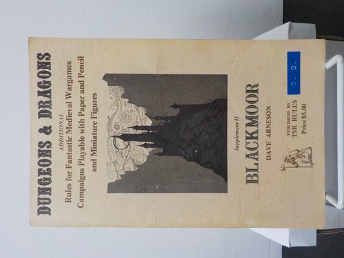 G331 Dungeons & Dragons Supplement II Blackmoor First Print Arneson - Picture 2 of 11