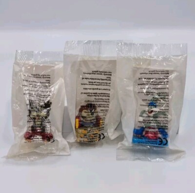 Looney Tunes Vintage Pencil Toppers X3 Sealed Weetos Free Riders 2'' Figuren 2002