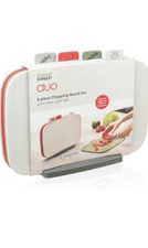 Joseph Joseph DUO 4-Piece Chopping Board Set - Multicoloured B8