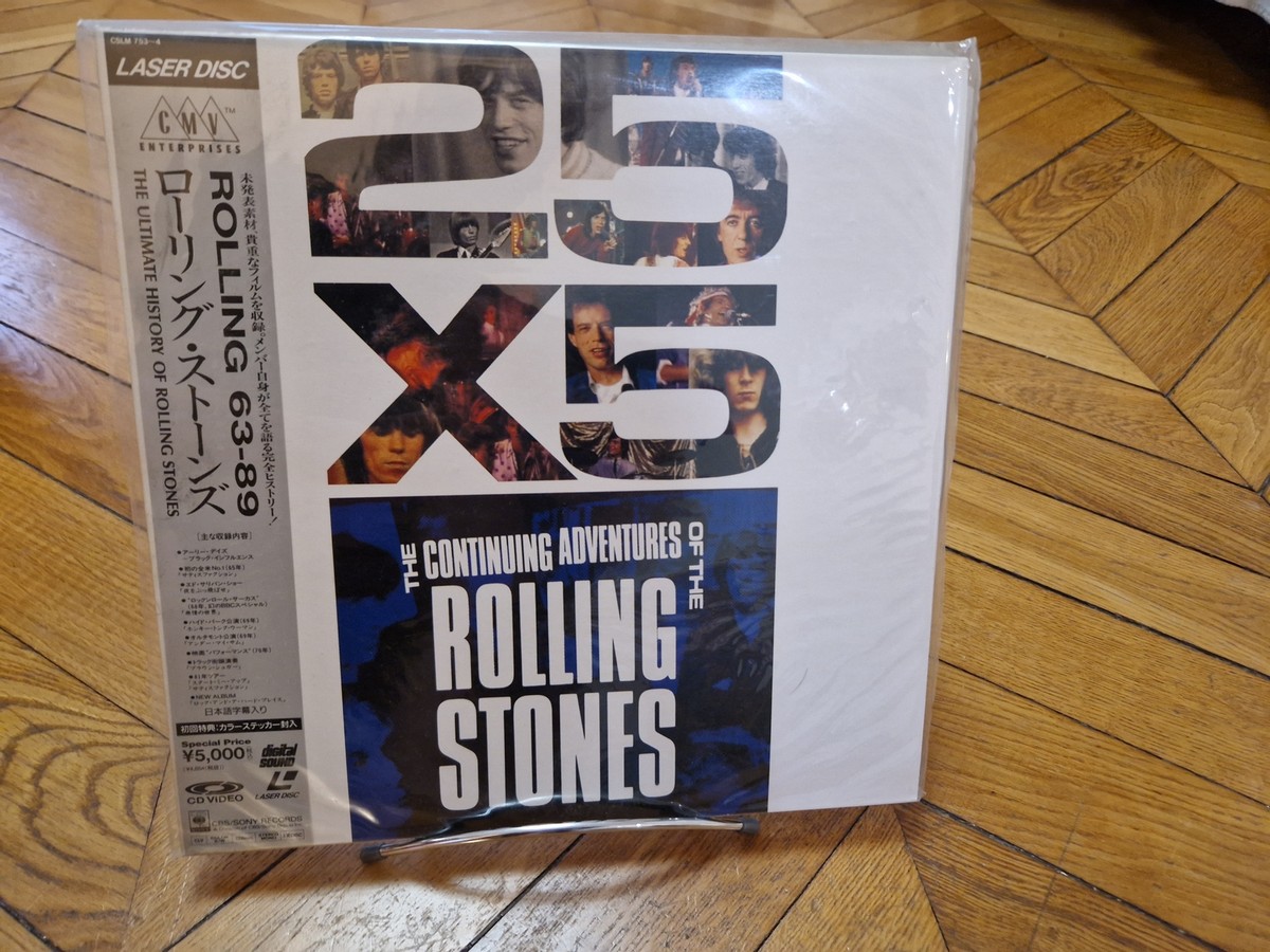 『ＴＨＥ ＲＯＬＬＩＮＧ ＳＴＯＮＥＳ／Ｒｏｌｌｉｎｇ ６３〜８９』【新品・ＬＤ The Rolling Stones: 25 X 5: The Continuing Adventure of The The