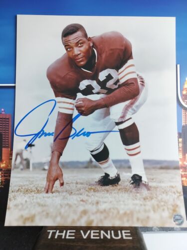 Jim Brown (Cleveland Browns) NFL Signed Autographed 8x10 photo - AUTO COA - Picture 1 of 2