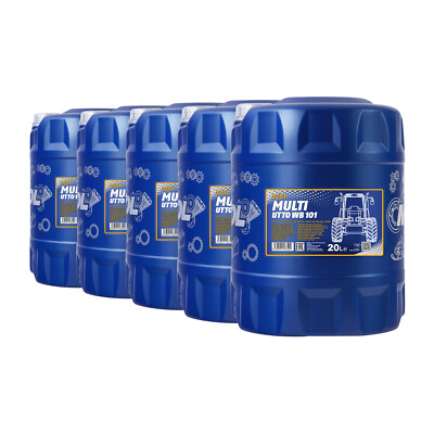 MANNOL Multi UTTO WB 101 Getriebeöl, Hydrauliköl, Traktören, 5x20 Liter