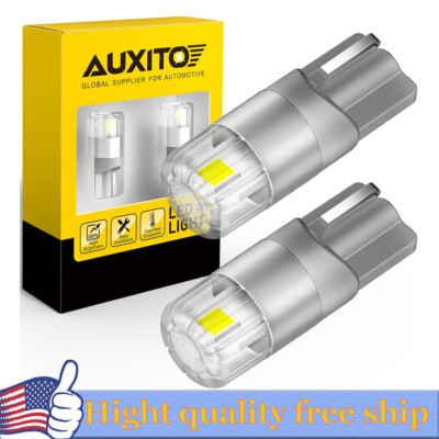 For GMC Sierra 1500 1999-2013 White 194 168 T10 LED Front Side Marker Light Bulb