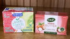 Softsoap Earth Blends Pink Grapefruit Cucumber & Dalan Shea Butter Bar Soap