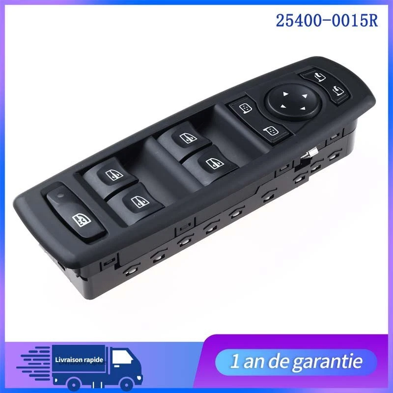 Lève-Vitre Bouton Gauche Commande Interrupteur Pour Mégane 3 Laguna 3 Fluence - Photo 2/4