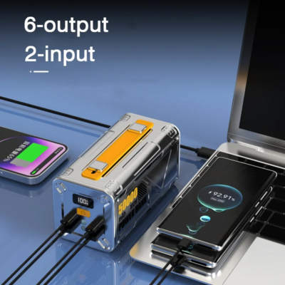 Konfulon Power Bank 50000-mAh avec PD 20W USB-C QC4.0 22.5W USB-A,2