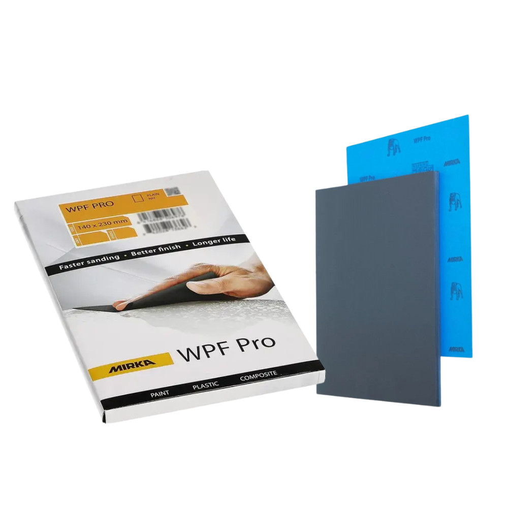 Mirka P2500 WPF PRO Wet & Dry Sanding Sheets Quire Waterproof Sand Paper 50 Pack