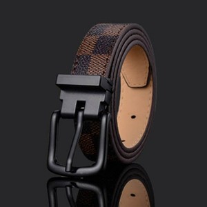 faux leather designer belt