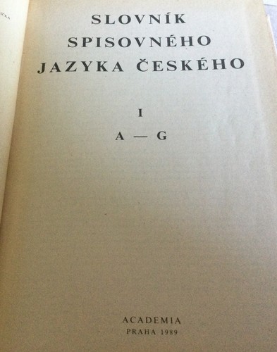 8 Volume Set: Slovnik Spisovneho Jazyka Ceskeho - Czech Dictionary 1989 HC - Imagen 3 de 7