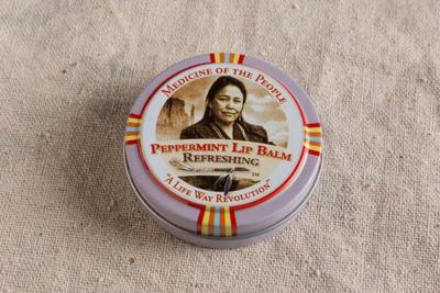 Navajo Medicine Of The People Peppermint Lip Balm - Dry Lips - 0.75 oz - Pow Wow