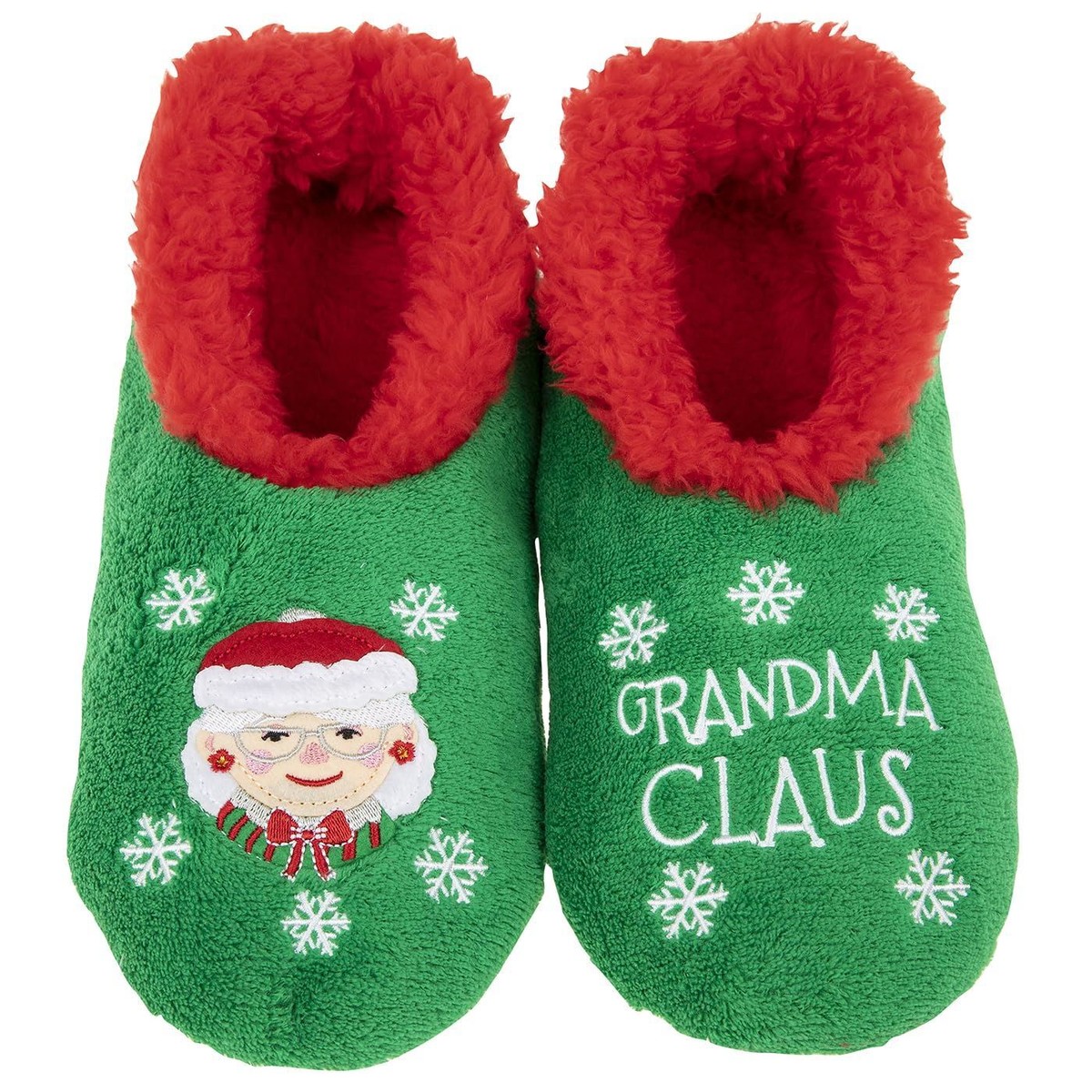 Snoozies Christmas Sherpa Fleece Slipper Pairables Men, Ladies