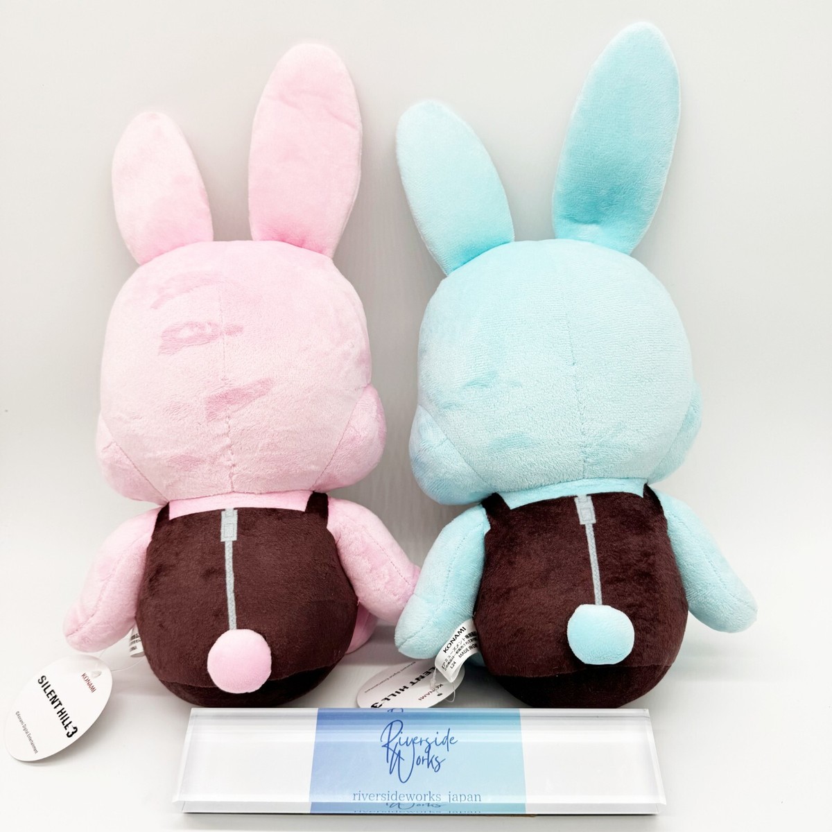 SILENT HILL3 Robbie the Rabbit Plush Toy Blue pink set of 2 rare