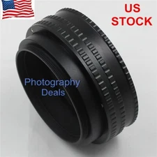 US SHIP Brass Core M65-M65 Screw Mount 17-31mm Focus Helicoid Macro Tube Adapter