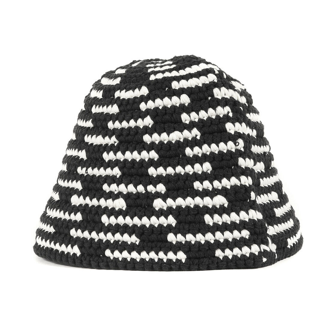 SAINT MICHAEL ST HAT 25SS KNIT BUCKET (KNIT HAT) BLACK ONE SAINT MICHAEL ST HAT 25SS KNIT BUCKET (KNIT HAT) BLACK ONE