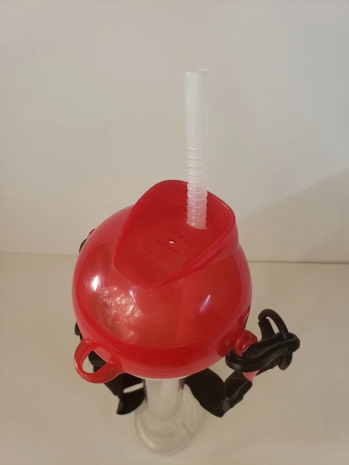 Lego Land 15" copo plástico recarregável com palha Whirley sem BPA 600ml vermelho EUA - Imagem 4 de 4