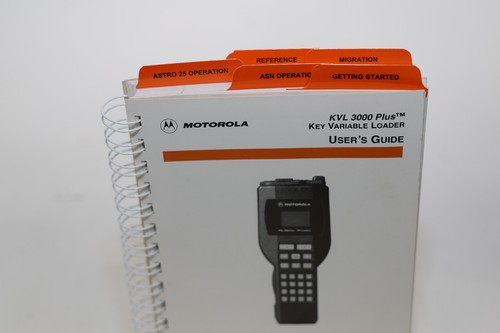 Motorola KVL3000 Plus Key Variable Loader Users Guide - Zdjęcie 3 z 3